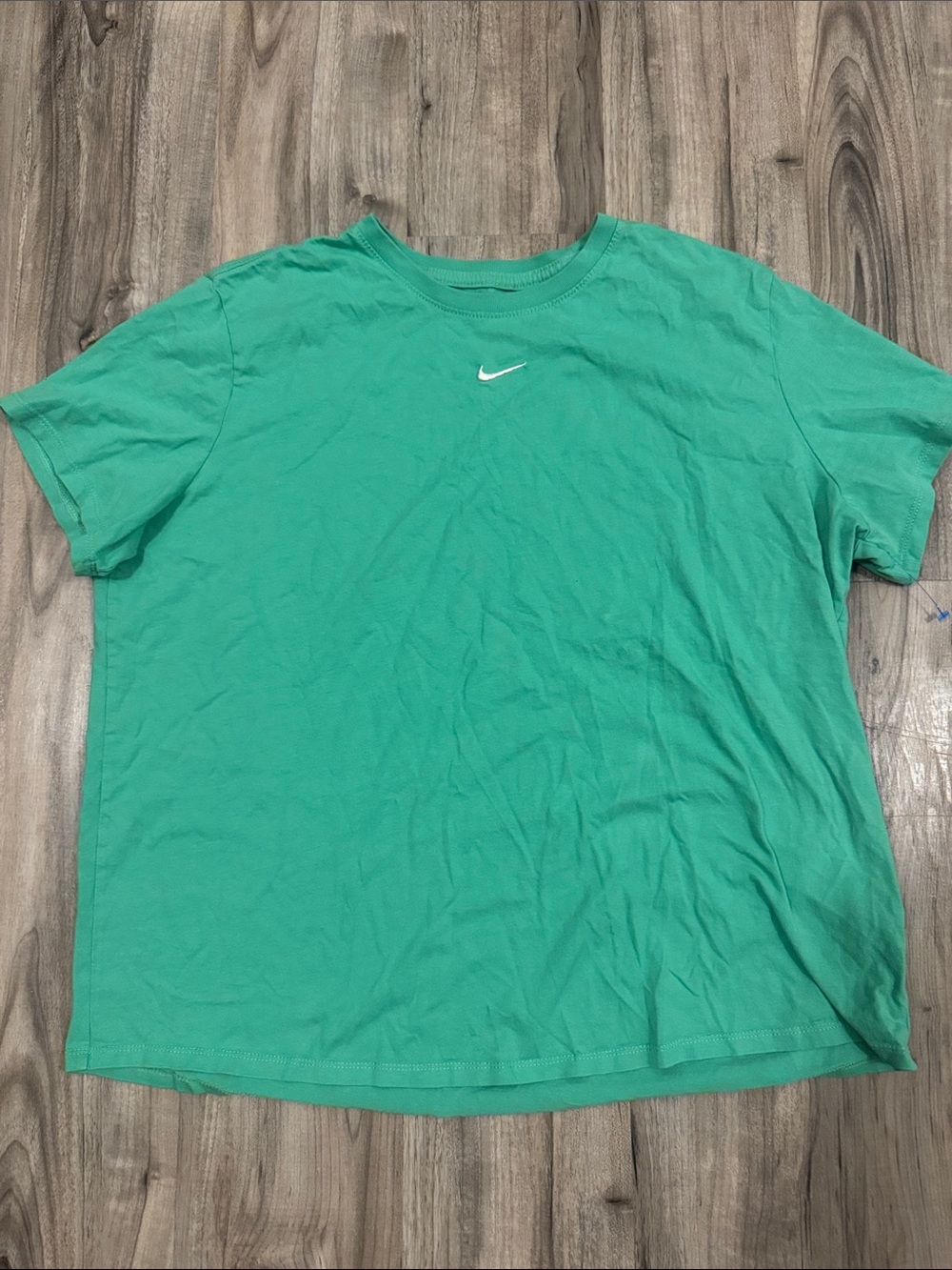 Nike Teal Green Logo Crew Tee